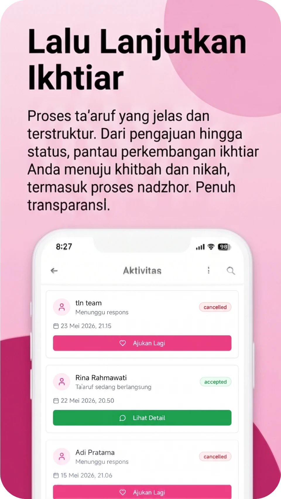 Ta'aruf Lalu Nikah: Cari Jodoh screenshot